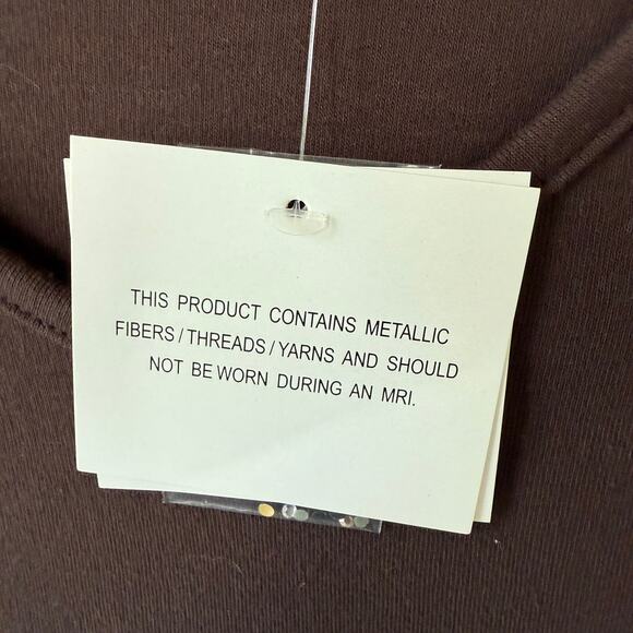 NEW! Quacker Factory Brown Size 3X leaf V Neck pullover knit top size 3X - Picture 7 of 10